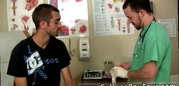  Squirting cock gay twink The doctor studied Nick&039;s genitals and